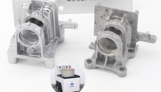 滑动轴承配件使用磁力清洗研磨机去刀纹